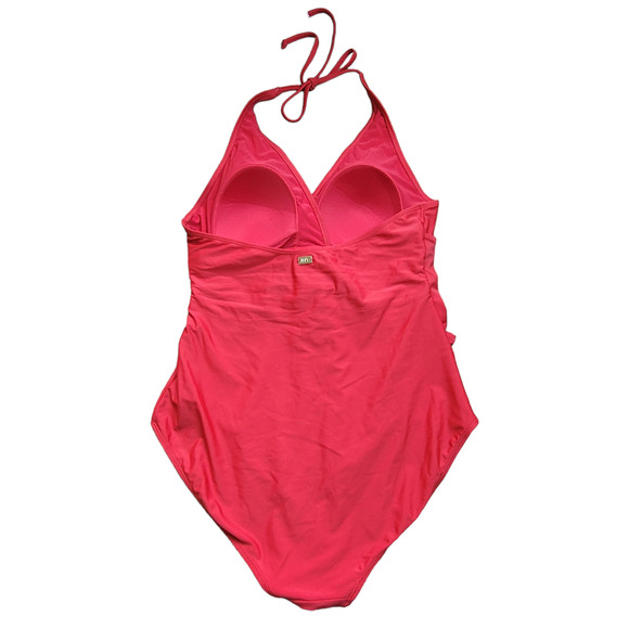 Jones New York Red One Piece Swimsuit Women's Size L - Picture 5 of 9
